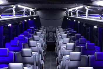 Waukesha Charter Bus Interior